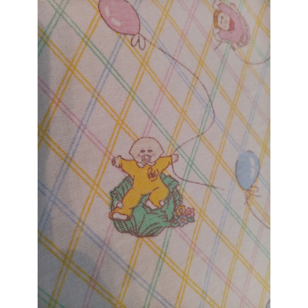 Vintage 1983 Cabbage Patch Baby Changing Table Mat Rare HTF 80s Kidcore Retro - Picture 6 of 10
